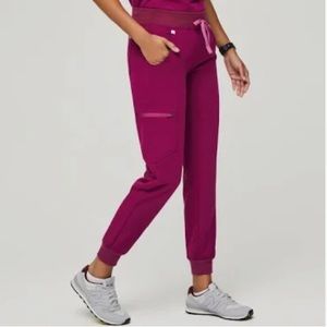 Figs Dark Magenta Zamoras Joggers